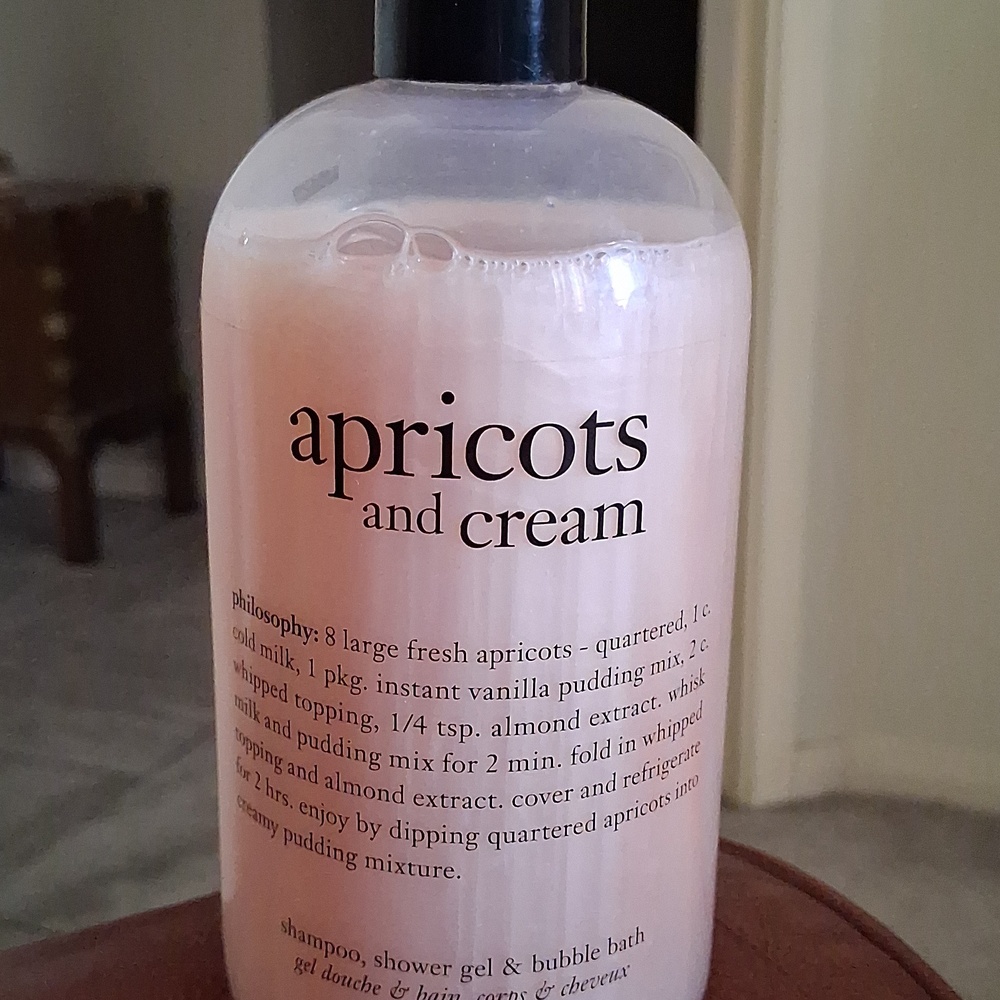 Philosophy Apricots. Tested Only Once